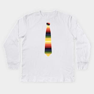 Tie - Dr Who Kids Long Sleeve T-Shirt